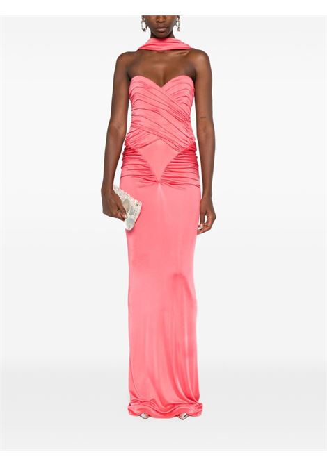 Abito da sera con scollo a cuore in rosa The new arrivals ilkyaz ozel - donna THE NEW ARRIVALS ILKYAZ OZEL | NA00303180705